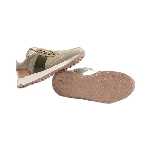Panelled Lace-Up Sneakers