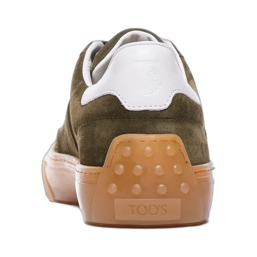 Round-Toe Lace-Up Sneakers
