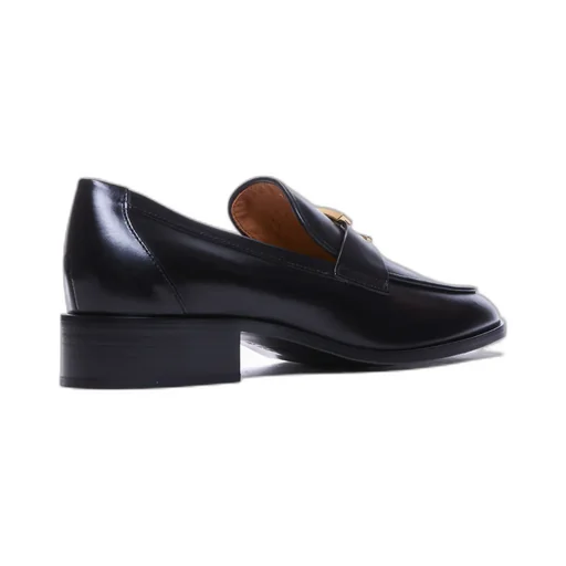 Logo Plaque Slip-On Loafers