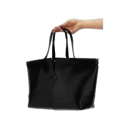 Logo Debossed Medium Tote Bag