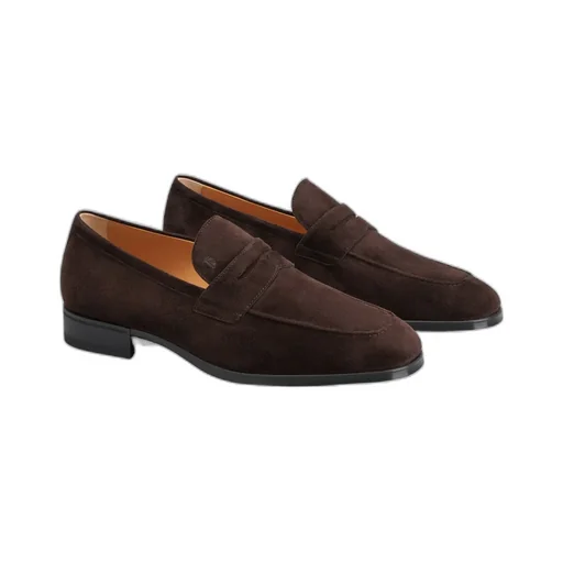 Logo Debossed Loafers