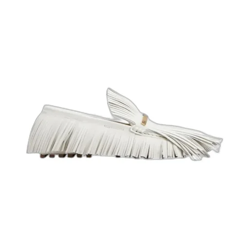 Fringed Slip-On Loafers