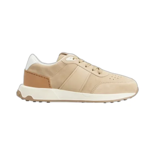Panelled Lace-Up Sneakers