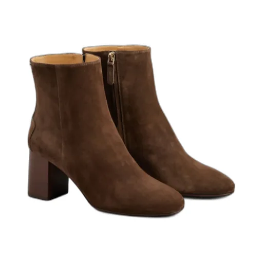Block Heel Ankle Boots