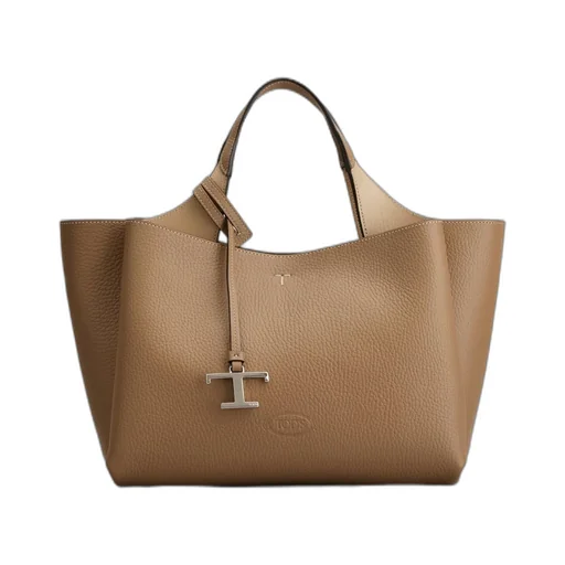 Logo Plaque Top Handle Bag