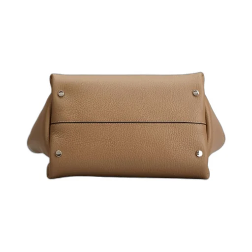 Logo Plaque Top Handle Bag