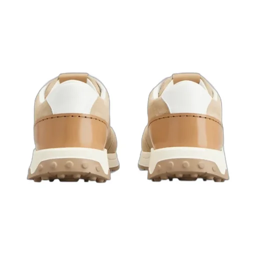 Panelled Lace-Up Sneakers