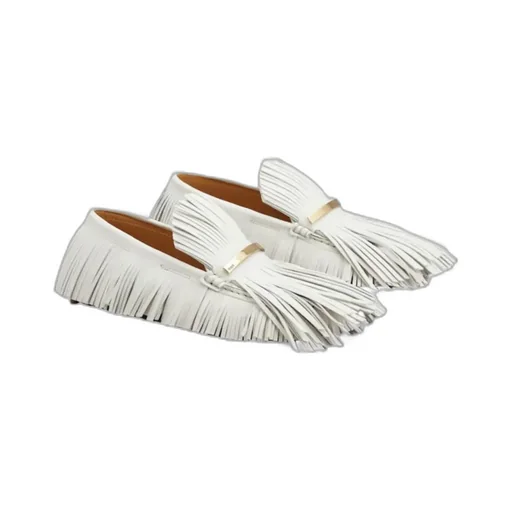 Fringed Slip-On Loafers