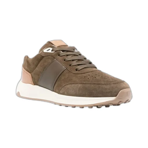 Round Toe Lace-Up Sneakers