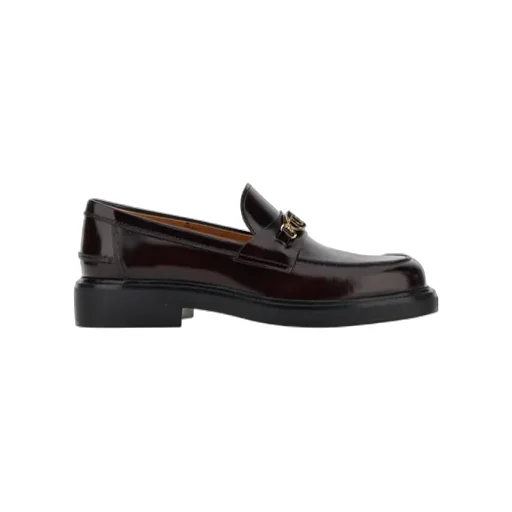 Logo-Plaque Loafers