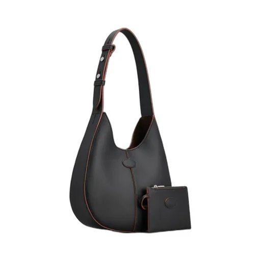 Di Logo Debossed Mini Hobo Bag