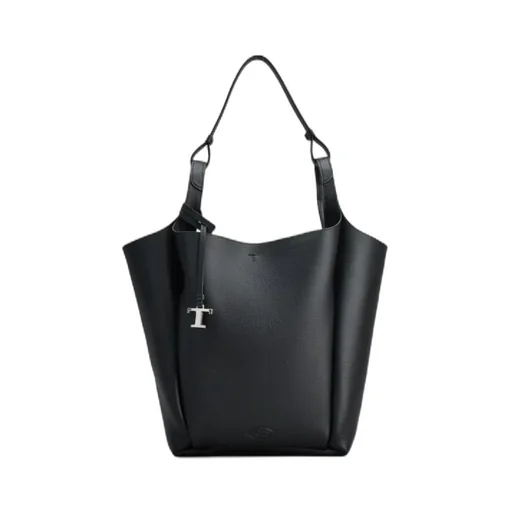 Logo Charm Tote Bag