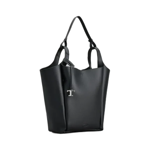 Logo Charm Tote Bag