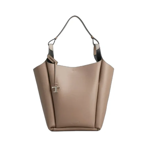 Logo Charm Tote Bag
