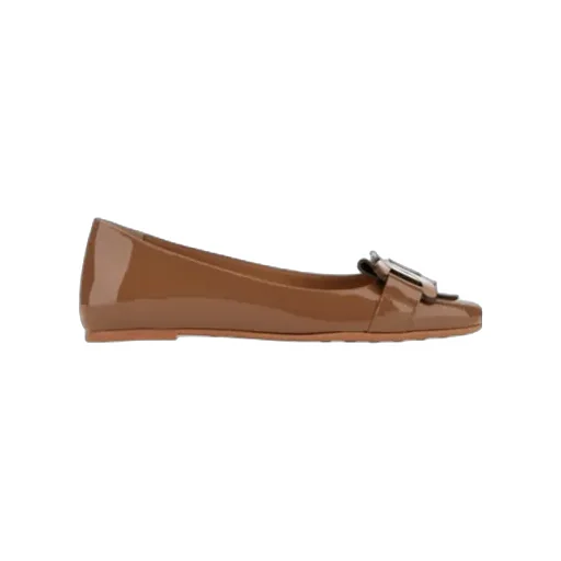 Logo Engraved Ballerinas