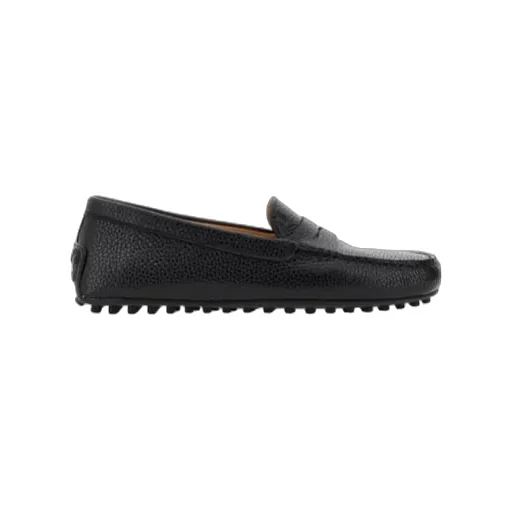 Gommino Grained-Leather Loafers