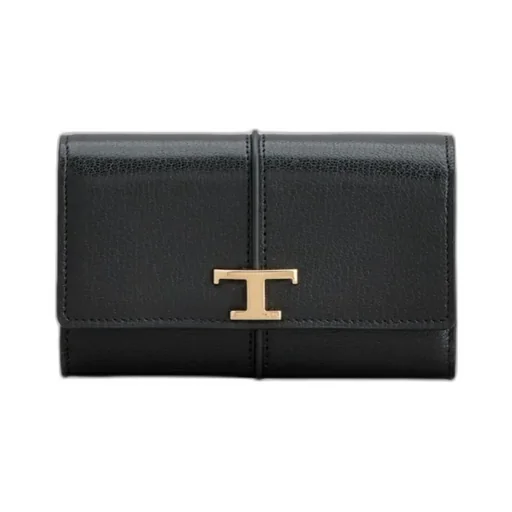 Logo Plaque Tri-Fold Wallet