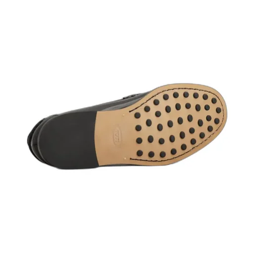 Logo Embossed Penny Loafers