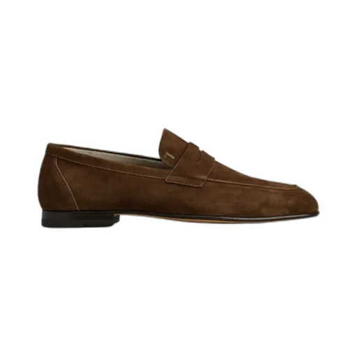 Round-Toe Slip-On Loafers