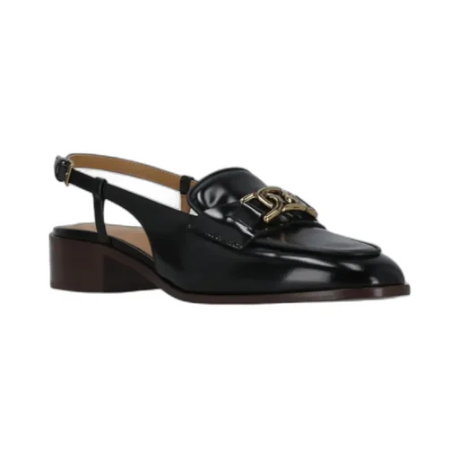 Slingback Strap Fastening Flat Shoes