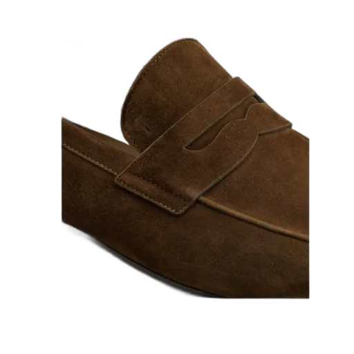 Round-Toe Slip-On Loafers