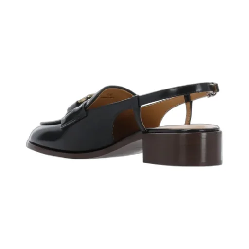 Slingback Strap Fastening Flat Shoes