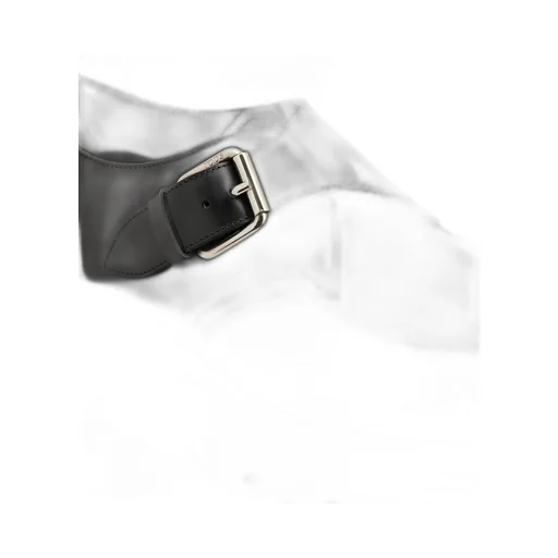 Leather Buckle Loafers