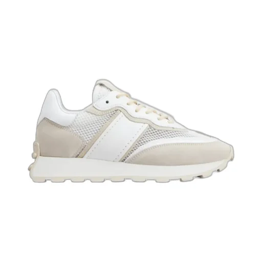 Panelled Round Toe Sneakers