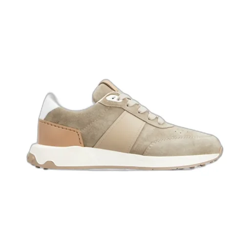 Panelled Lace-Up Sneakers