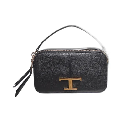 Logo-Plaque Zipped Camera Bag