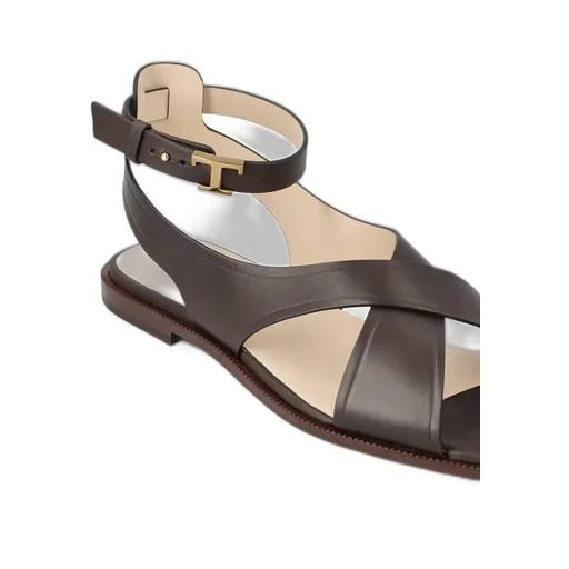 Logo-Plaque Slingback Sandals