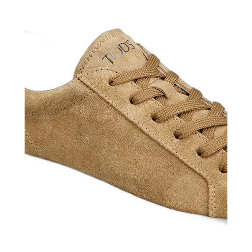 Logo Printed Round Toe Sneakers