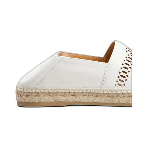 Logo-Perforated Slip-On Espadrilles