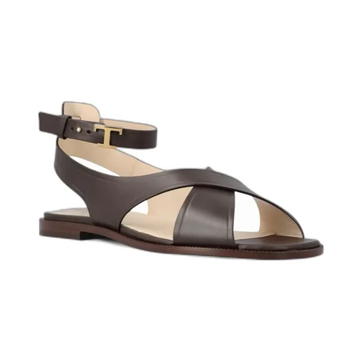 Logo-Plaque Slingback Sandals