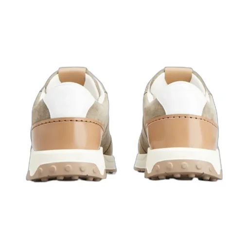 Panelled Lace-Up Sneakers