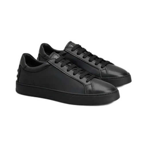 Round-Toe Lace-Up Sneakers