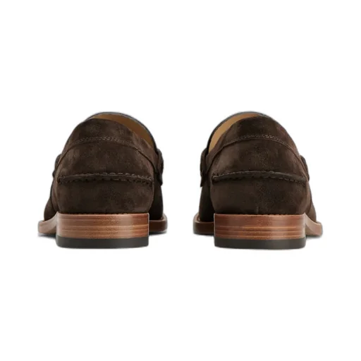 Logo-Debossed Suede Loafers