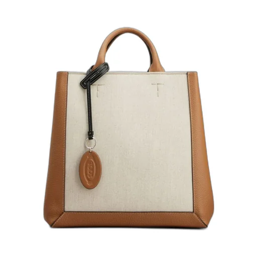 Panelled Top Handle Bag