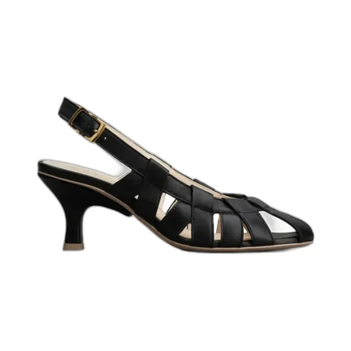Cut-Out Detailed Slingback Pumps