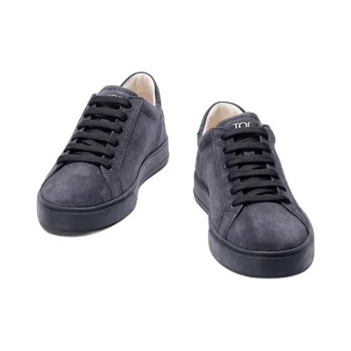 Logo Printed Round Toe Sneakers