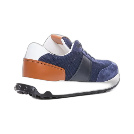 Round-Toe Lace-Up Sneakers