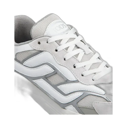 Colour-Block Lace-Up Sneakers