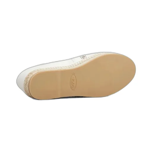 Logo-Perforated Slip-On Espadrilles