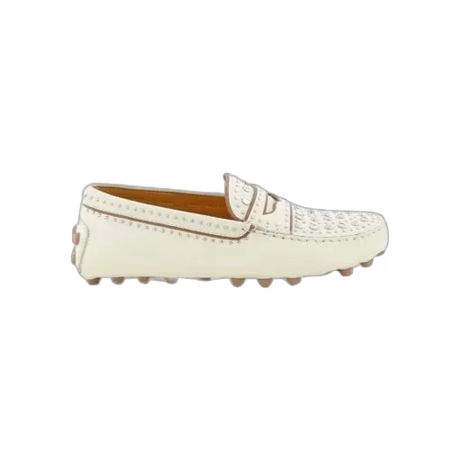 Stud Embellished Slip-On Loafers