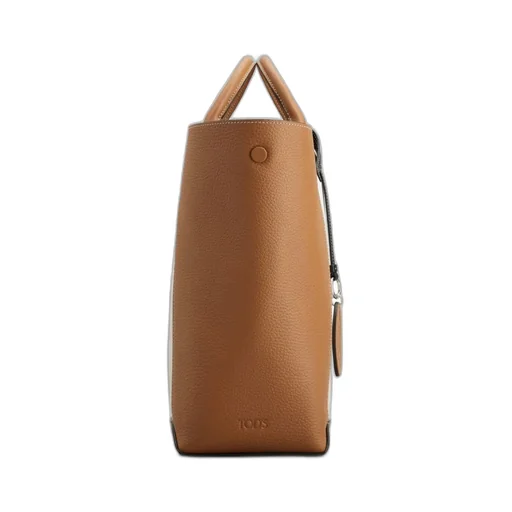 Panelled Top Handle Bag