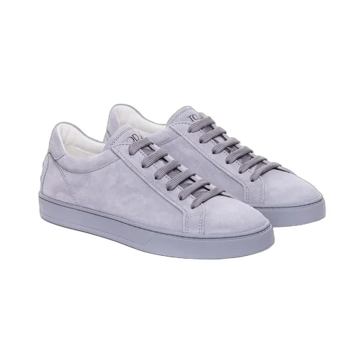 Logo Printed Round Toe Sneakers