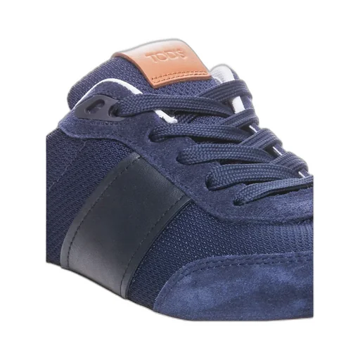 Round-Toe Lace-Up Sneakers