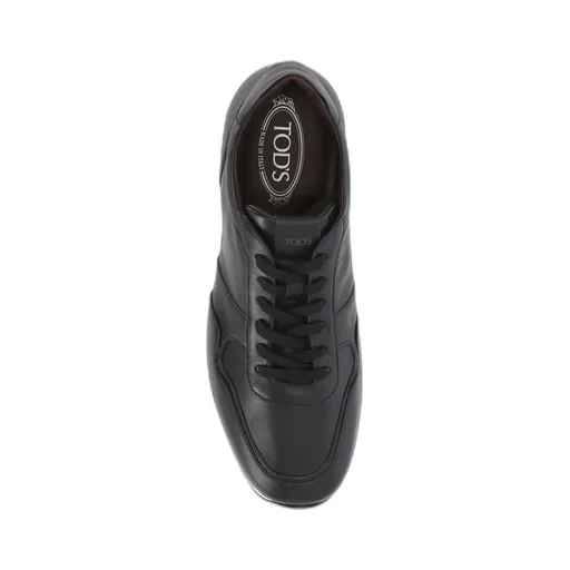 Panelled Leather Sneakers