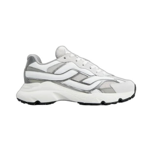 Colour-Block Lace-Up Sneakers