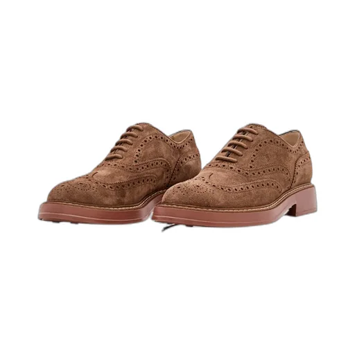 Round Toe Lace-Up Brogues